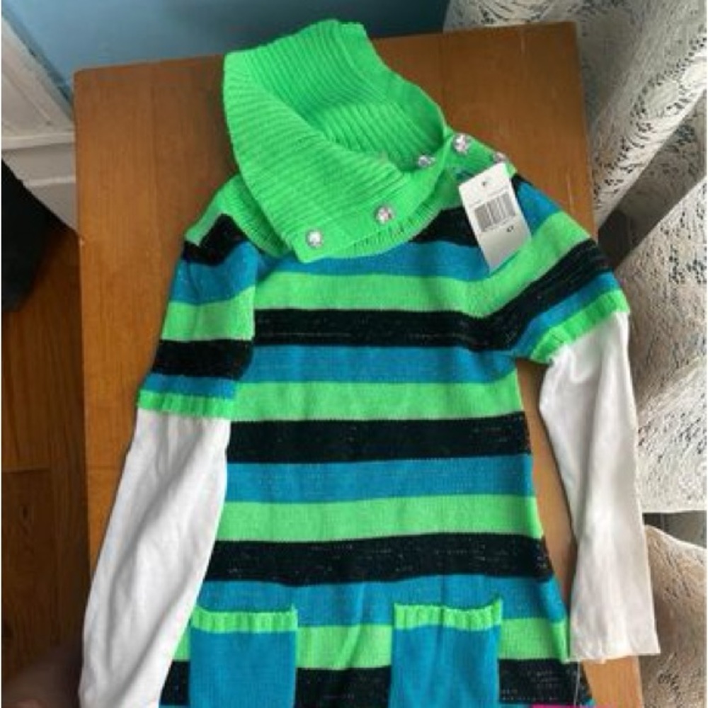 New With Tags Girls Size 4T Young Hearts Dress